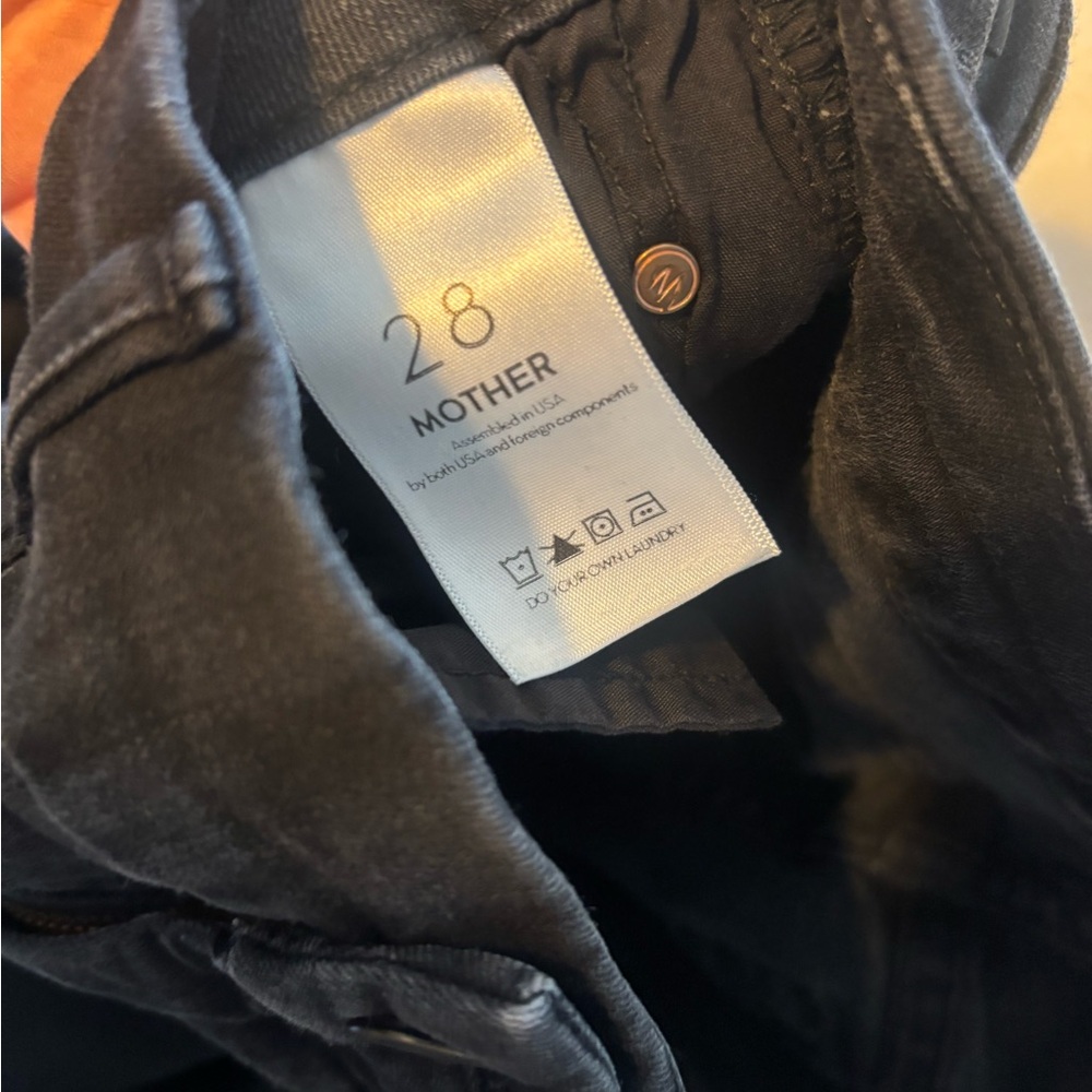 Mother jeans “the looker” black size 28 - Picture 4 of 4